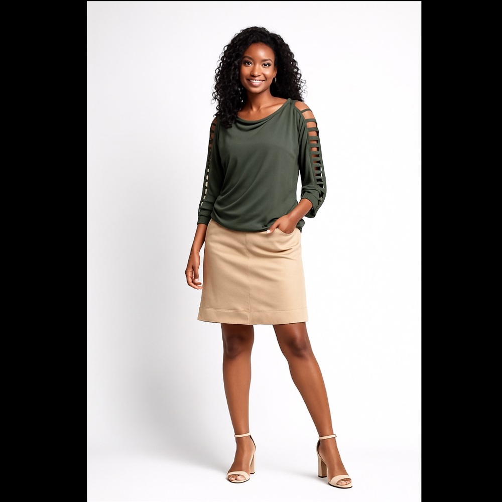 Olive Green Perseptions Shirt